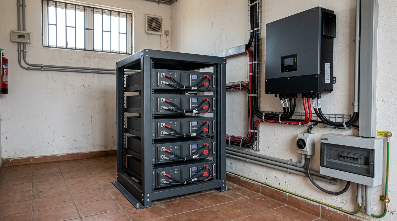 Industrial Rack Battery 50kWh